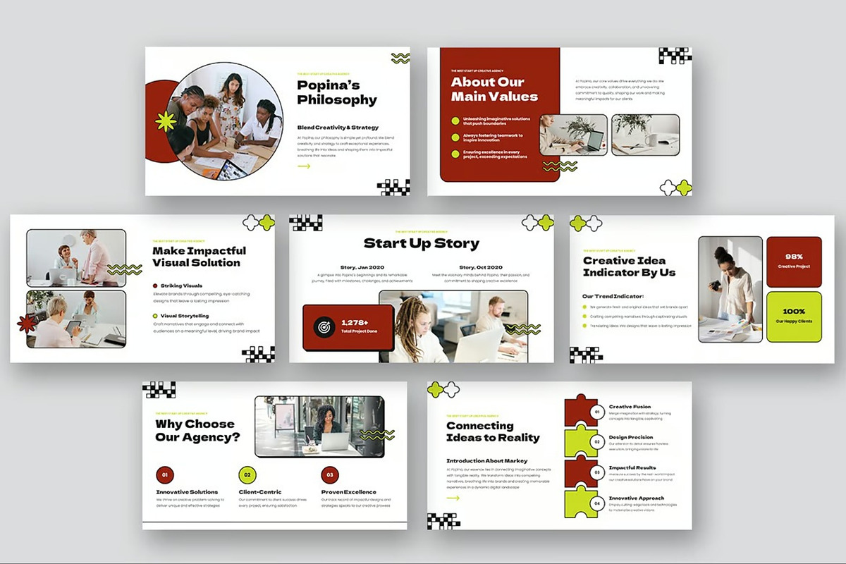Start Up Creative Keynote Templates, a Presentation Template by Fit-tee (Photo 3 of 10)