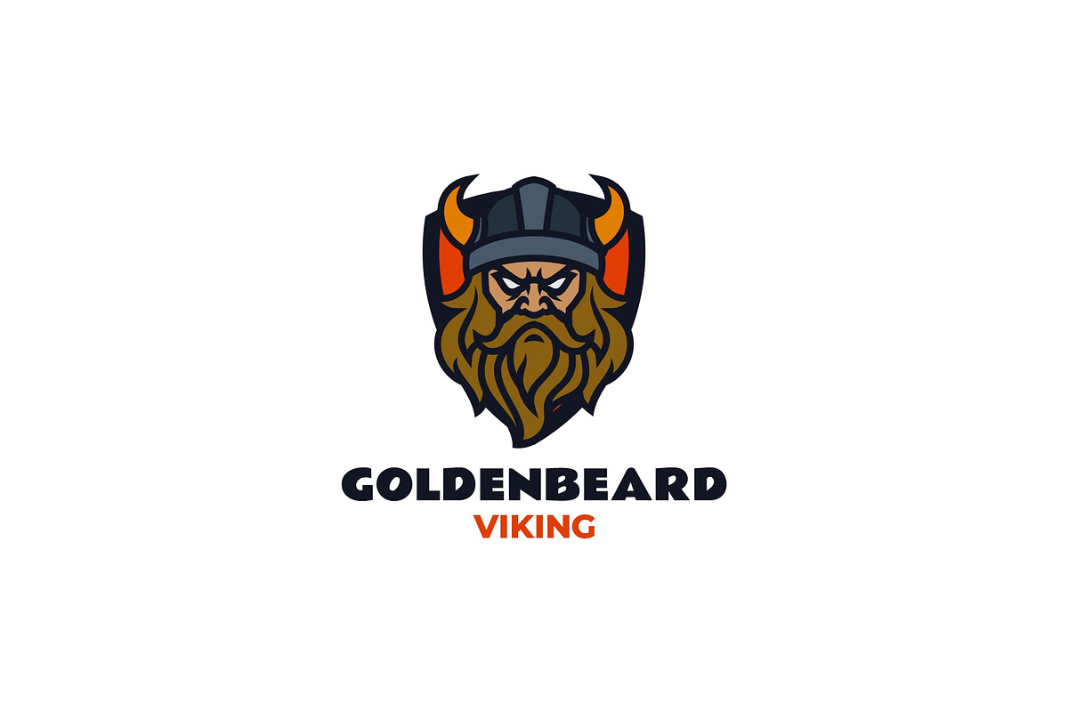 Mascot Modern Viking Logo Design, a Branding & Logo Template by Artnivora.Std