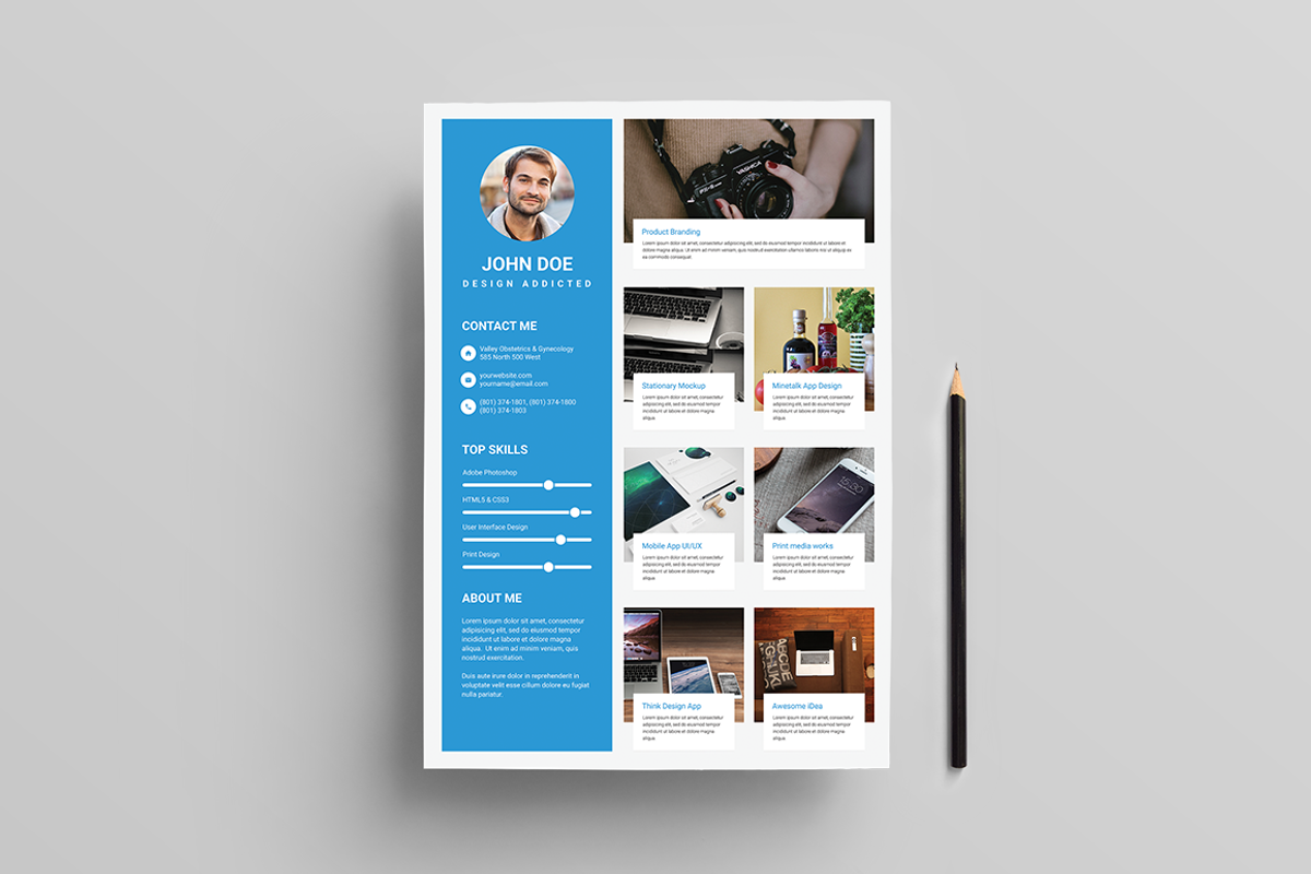 Resume Template, a Resume Template by Hervat (Photo 3 of 4)
