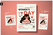 Simple International Womens Day, a Flyer Template by Neermana (Thumbnail 1 of 4)