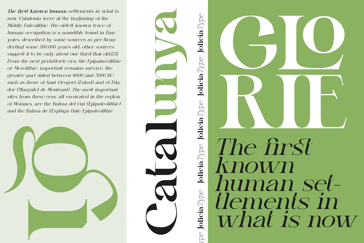 Gretha Family | 14 font family, a Serif Font by Jolicia Type (Photo 5 of 12)