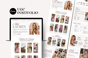 Elegant UGC Portfolio Template