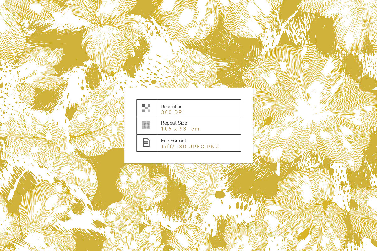 Mono Chic Abstract Floral Pattern, a Pattern Graphic by TSTUDIO (Photo 5 of 14)