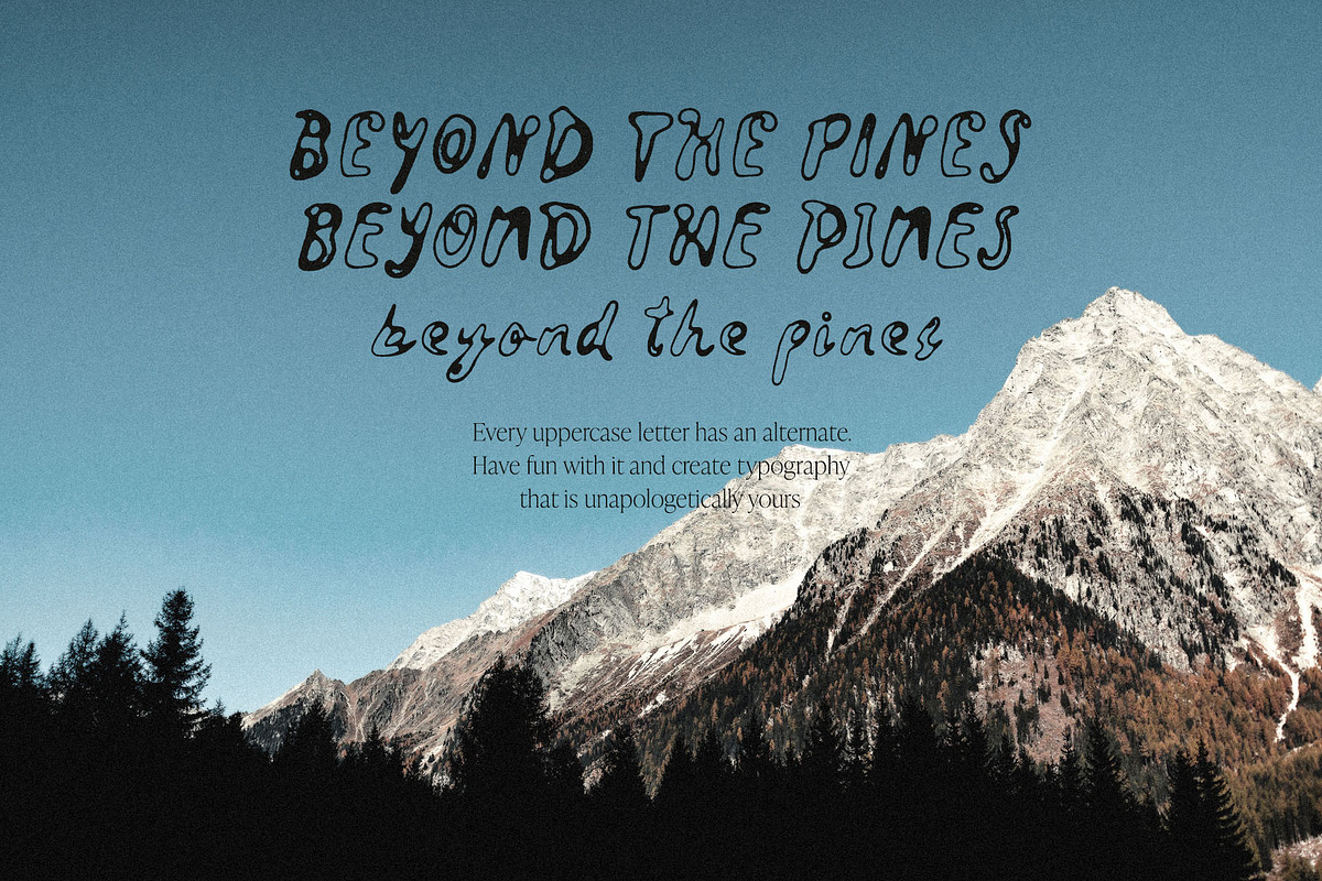 Lava de Vie outline handwritten font, a Handwritten Font by TD fonts (Photo 8 of 10)