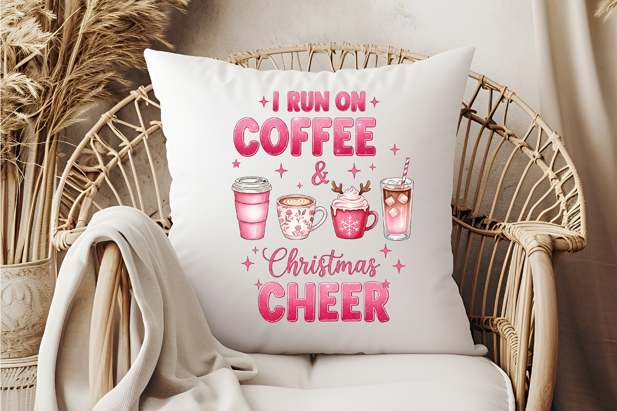 I Run on Coffee & Christmas Cheer, an Illustration by DreamCafeArt (Photo 6 of 6)