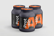 Protein Jar Mockup, a Packaging Mockup by zippypixelstudio (Thumbnail 15 of 15)