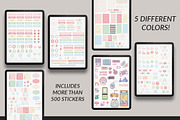 Digital Gaming Journal +500 Stickers, a Design Template by Planner Maison (Thumbnail 5 of 5)