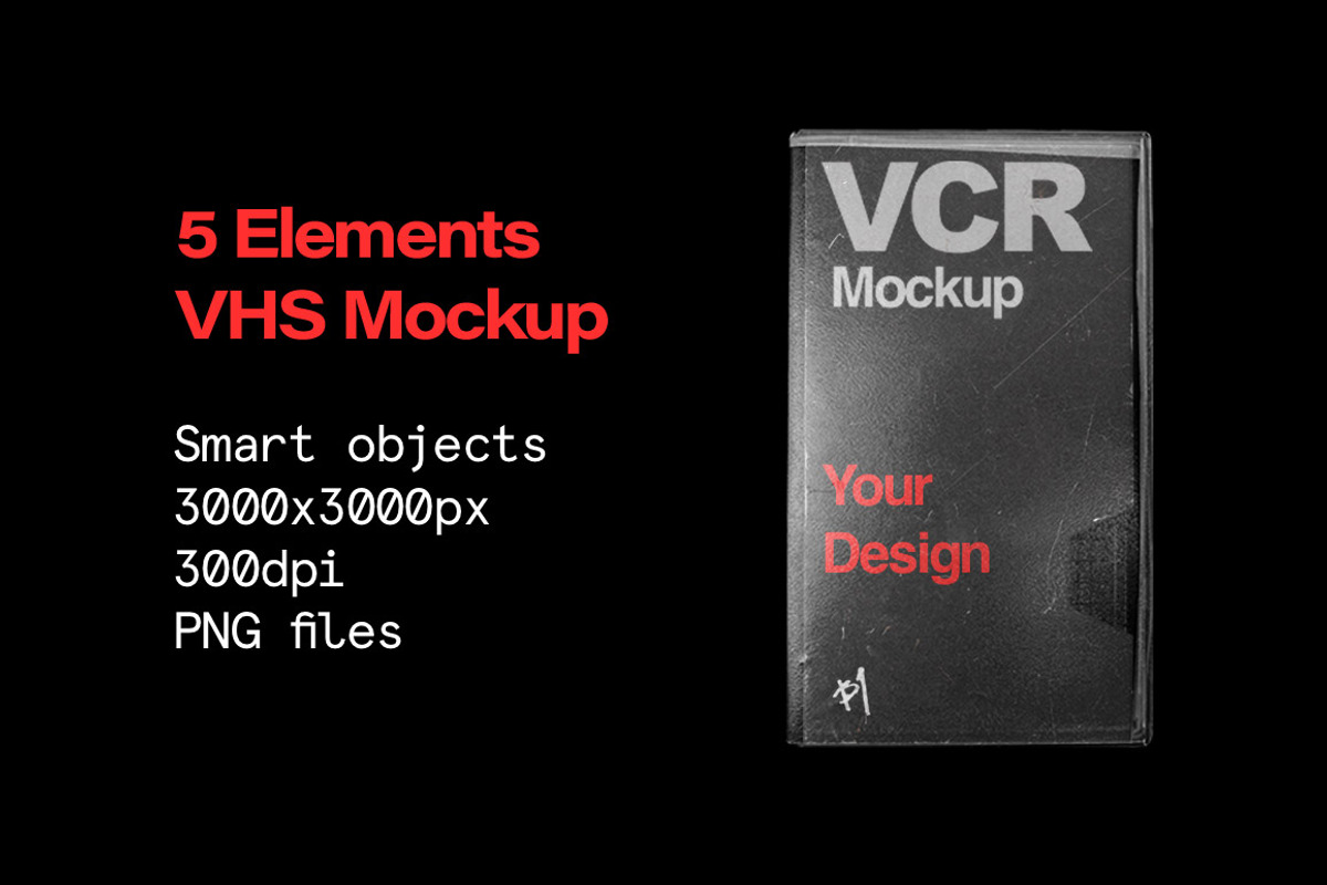 VHS Cassette Vintage Mockup, a Product Mockup by Bolderaja1 Studio (Photo 2 of 9)