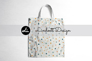 Pastel star, dots and hearts pattern, a Pattern Graphic by lindoet23 (Thumbnail 2 of 4)