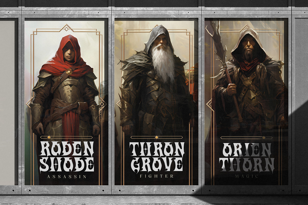 Onemore - Fantasy Game Font, a Font by Typia Nesia (Photo 14 of 16)