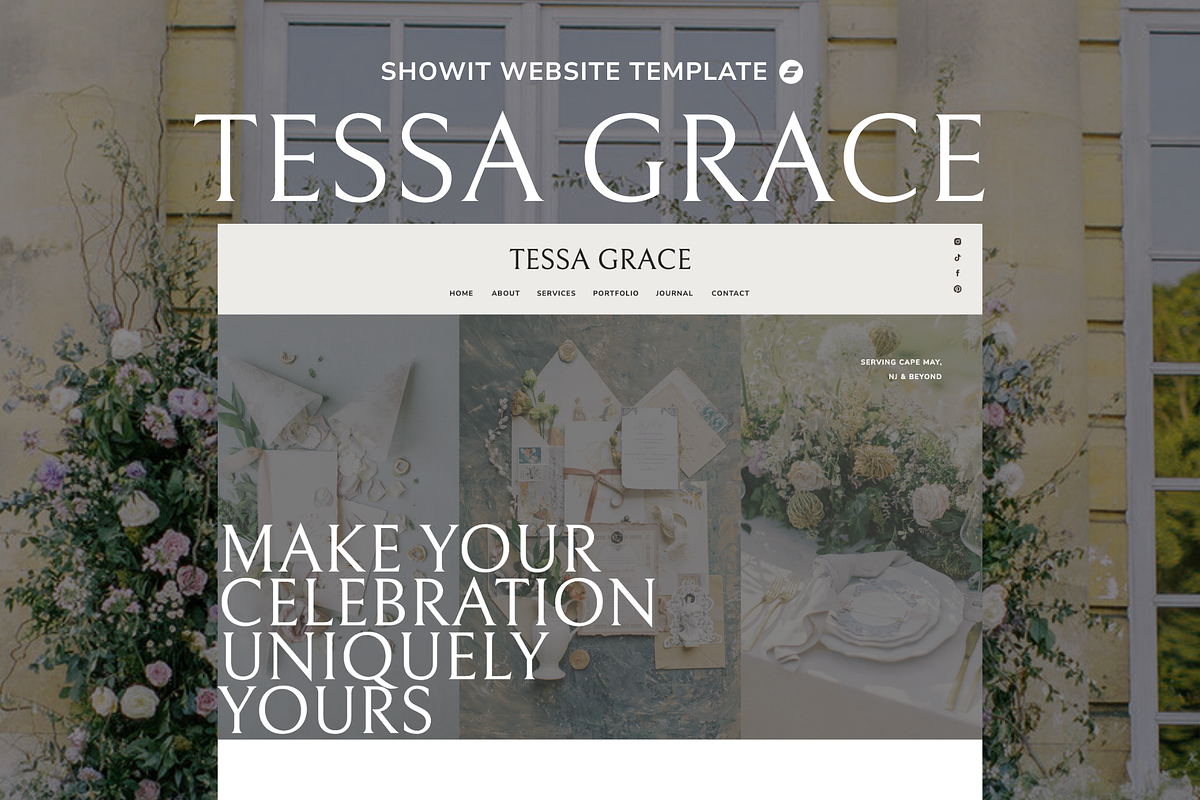 Showit Website Template, a Websites & App Template by laurasnyderdesign (Photo 1 of 6)
