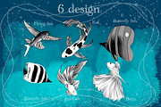 Aqua paradise procreate stamp brush, a Brush Add-On by Meisanmui (Thumbnail 2 of 9)