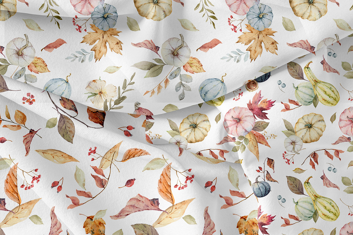 Autumn Time 2. Watercolor collection, a Decorative Illustration by Elena Medvedeva (Photo 7 of 14)