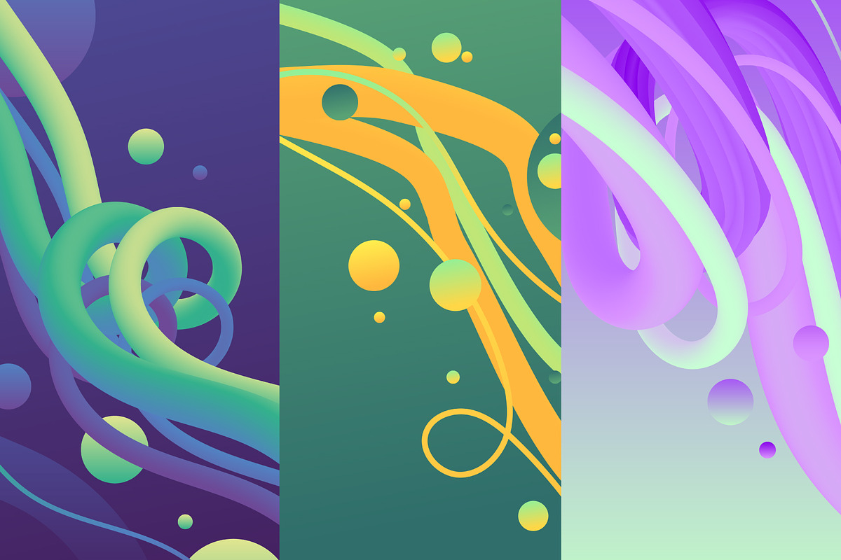 Colorful 3D Gradient Backgrounds, a Background Graphic by Léo Alexandre (Photo 2 of 14)