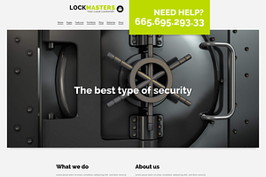 Lockmasters - Locksmith WP Theme