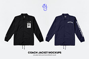 Coach Jacket Mockup, a Shirt Mockup by made_by_nope (Thumbnail 1 of 5)
