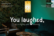 Kemuning Typeface, a Script Font by Phoenix Dungeon (Thumbnail 6 of 9)