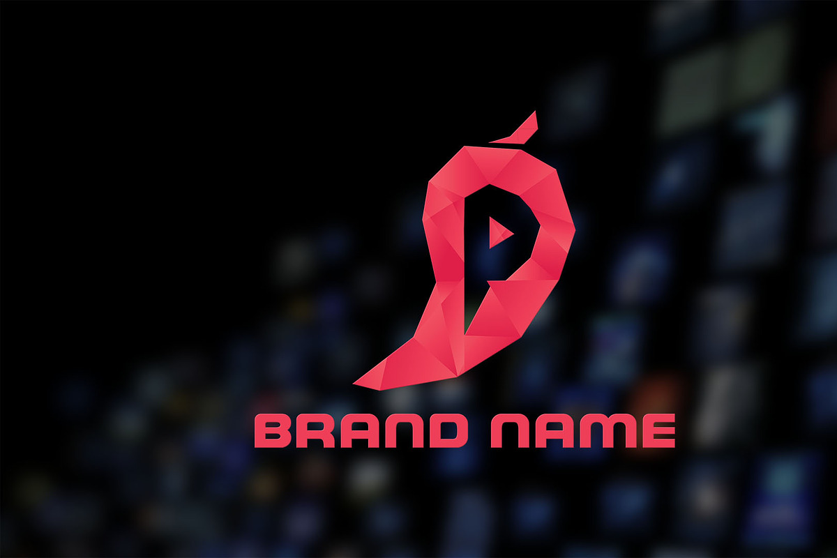 Hot Chilly P Logo, a Branding & Logo Template by Piro Concept (Photo 2 of 3)