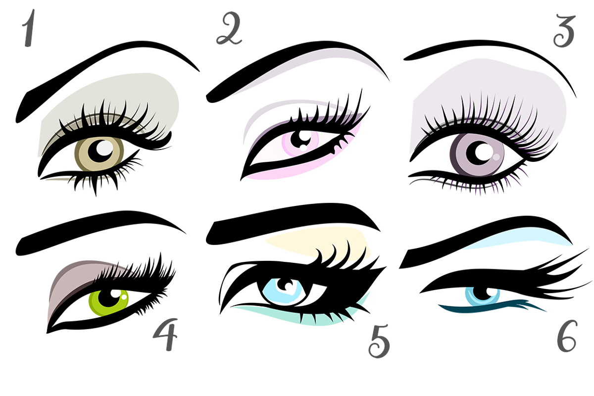 Colorful Eyes Vector Set, an Illustration by esylvia (Photo 2 of 3)