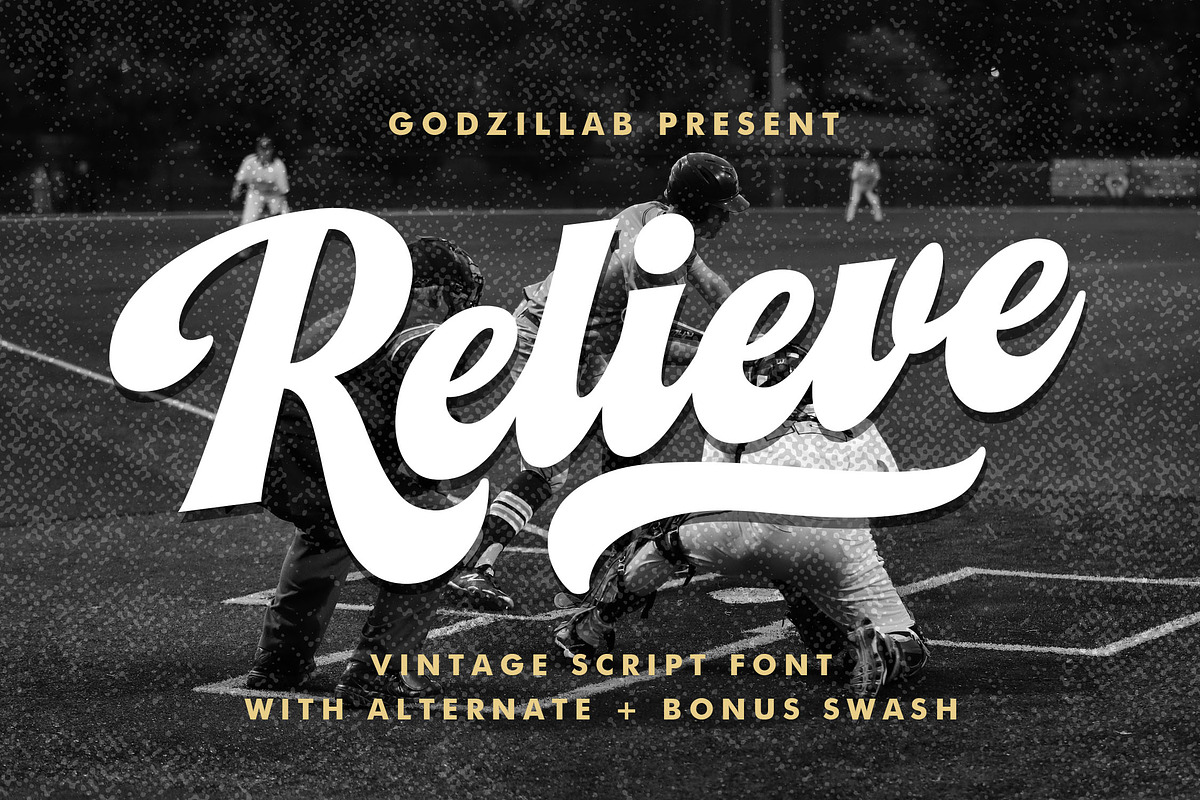Relieve Vintage Script