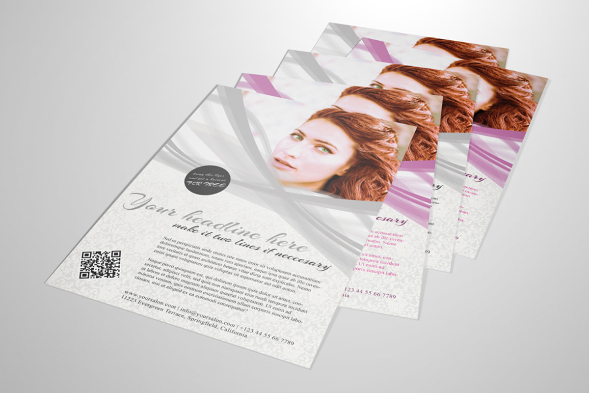 Beauty Studio Flyer Template, a Flyer Template by don_2mba (Photo 3 of 5)