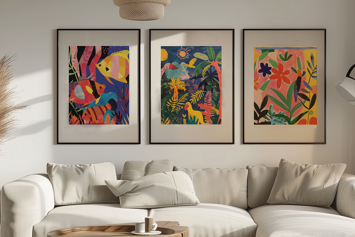 Poster gallery. Matisse 91, a Decorative Illustration by Chikovnaya (Photo 4 of 16)