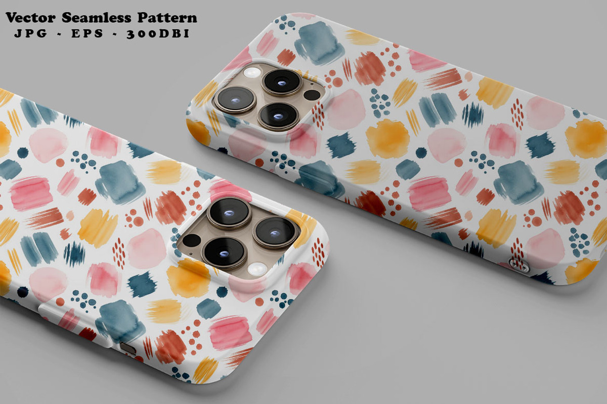 Vintage Watercolor Seamless Vector, a Pattern Graphic by one-touch (Photo 2 of 10)