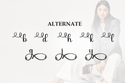 Angelina | Script Font, a Handwritten Font by Scratchones (Thumbnail 8 of 9)