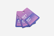 Gift Card Mockup, a Product Mockup by bimockup (Thumbnail 5 of 6)