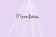 Moonbeam Script, a Handwritten Font by Beck McCormick (Thumbnail 1 of 10)