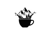 Mountain Coffee Cup Design Bundle, an Illustration by yasushie (Thumbnail 17 of 31)