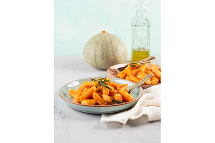 Pumpkin recipe homemade gnocchi on