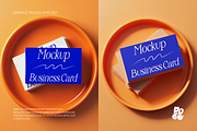 FnB Card Mockup Set - Vol 2, a Merchandise Mockup by DOBE Studio (Thumbnail 5 of 5)