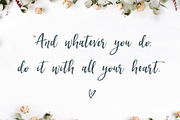 Hartley Font, a Script Font by Angie Makes (Thumbnail 12 of 12)