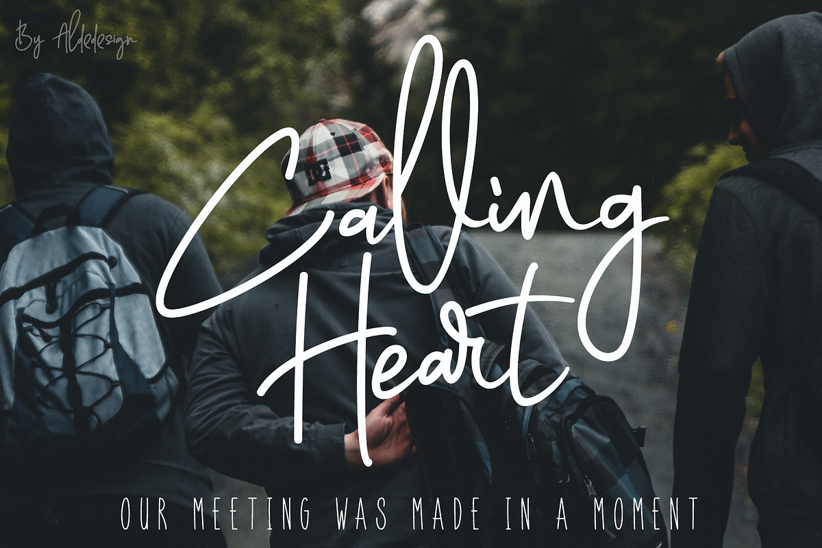 Latter Slant | Signature Font preview 3