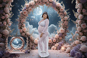 23 Moon Bloom Digital Backdrops, a Background Graphic by 3Motional (Thumbnail 2 of 8)