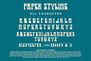 PaperStyling - Display Font, a Symbol Font by AQR Studio (Thumbnail 9 of 9)