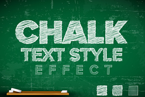 Chalk Editable Text Effect