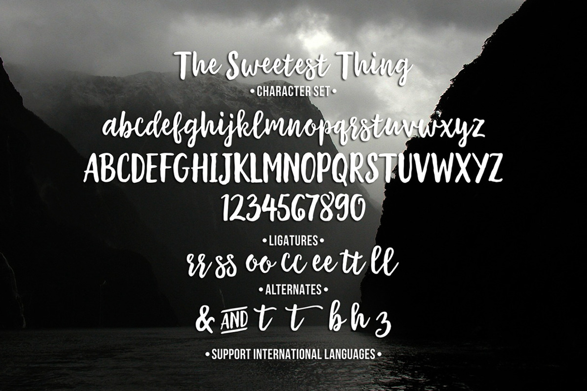 The Sweetest Thing, a Script Font by Seniors (Photo 12 of 14)