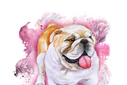 Watercolor Dogs - Collection 2 of 12, an Animal Illustration by Dneprstock (Thumbnail 2 of 4)