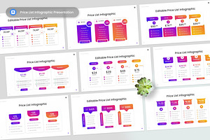 Price List Infographic Keynote, a Presentation Template by Antstheme
