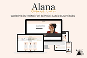 Alana Business WordPress Divi Theme, a WordPress Template by Create & Bloom (Thumbnail 1 of 8)