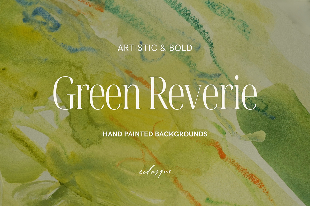 Green Watercolor Art Backgrounds, a Background Graphic by eclosque (Photo 26 of 29)