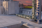 Sea Launch rocket platform 3d model, an Architecture 3D Model by konstantin.ermolaev (Thumbnail 3 of 9)