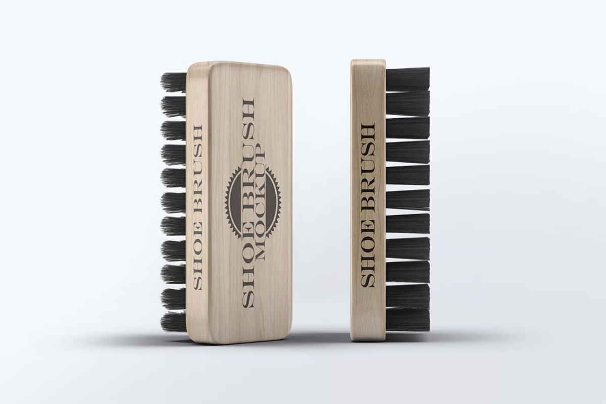 Shoe Brush Mock-Up, a Product Mockup by DesignRushMarket (Photo 3 of 9)