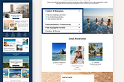 Beach Vacation Wix Studio Website, a Wix Template by Kitteeh (Thumbnail 5 of 9)