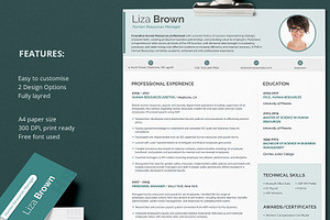 Printable Resume for HR