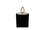 Candle Silhouette Vector Bundle, an Illustration by jahid234 (Thumbnail 41 of 51)
