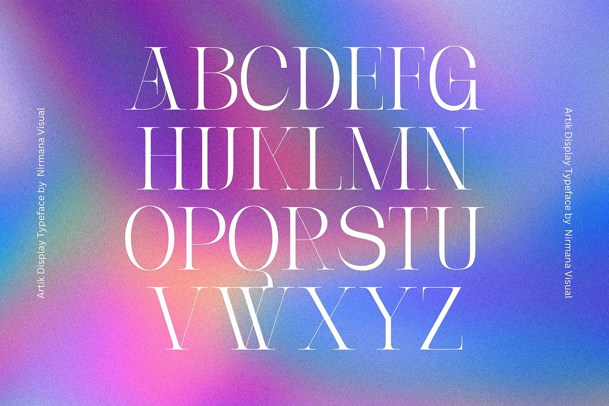 Artik - Modern Serif Font, a Serif Font by Nirmana Visual (Photo 5 of 10)