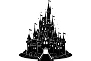 Fantasy Castle Silhouette, an Object Graphic by Creativeshirt (Thumbnail 11 of 20)